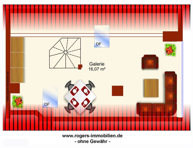 Gilching Wohnung mieten, Grundriss-DG