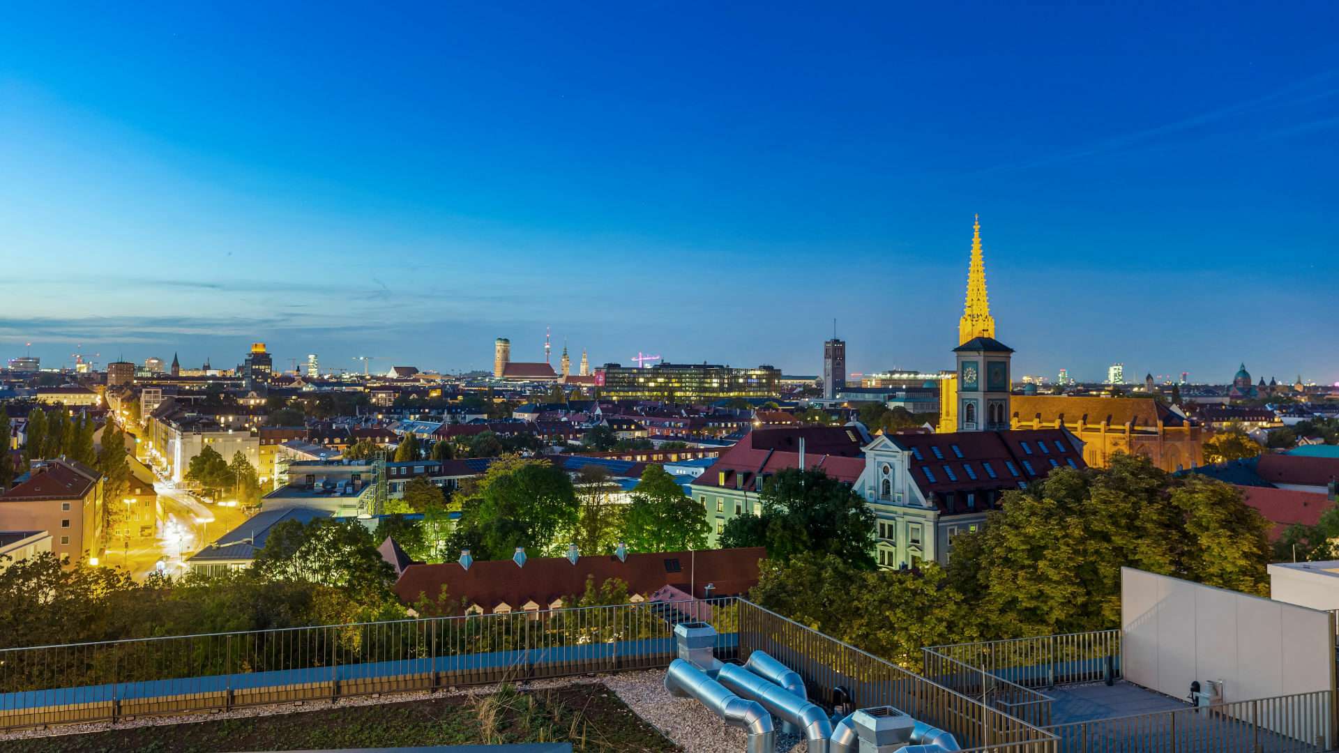 Nockherberg Wohnung Ausblick