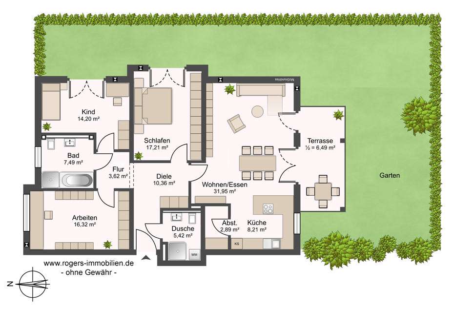 Immobilienmakler München Großhadern Wohnung mieten Grundriss Immobilienmakler München Großhadern Wohnung mieten Grundriss