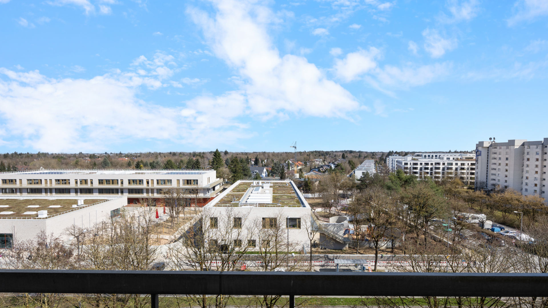 Weitblick vom Balkon