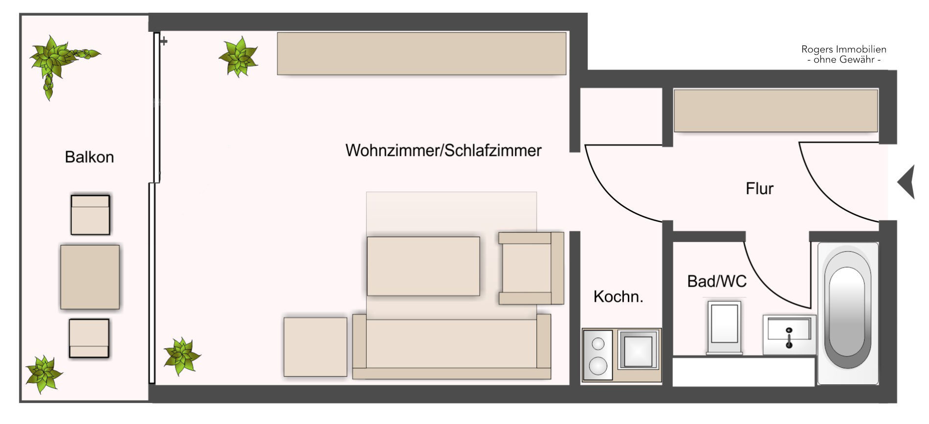 Grundriss Wohnung