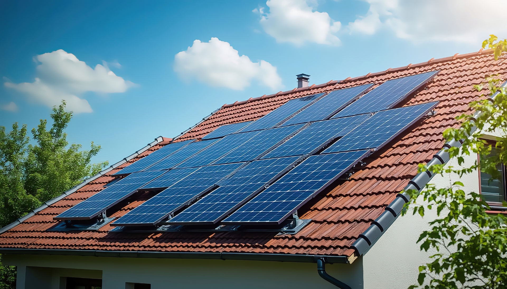 Solarpflicht bei Dachsanierung Haus mit Solardach