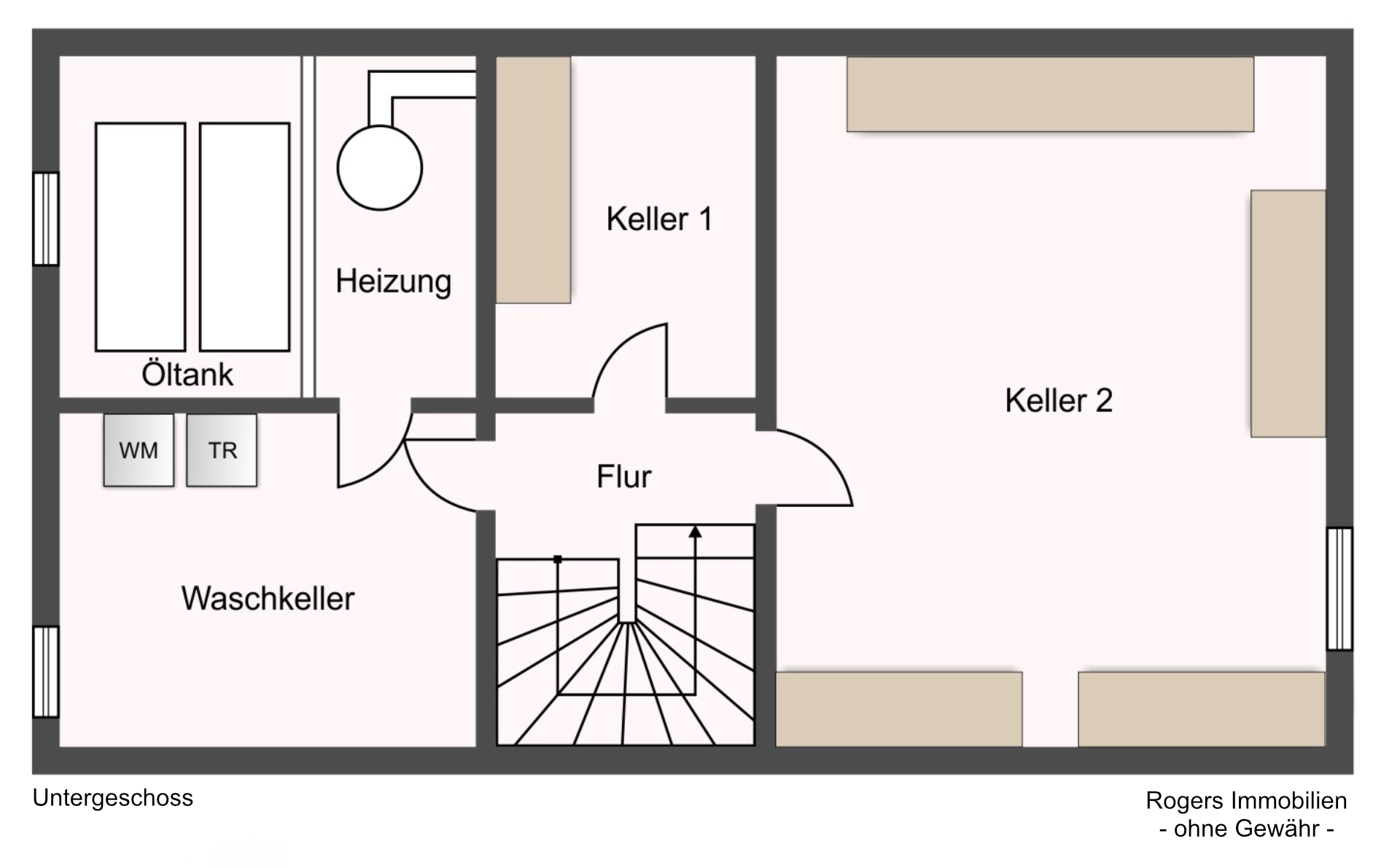 Feldmoching Haus mieten Grundriss Kellergeschoss