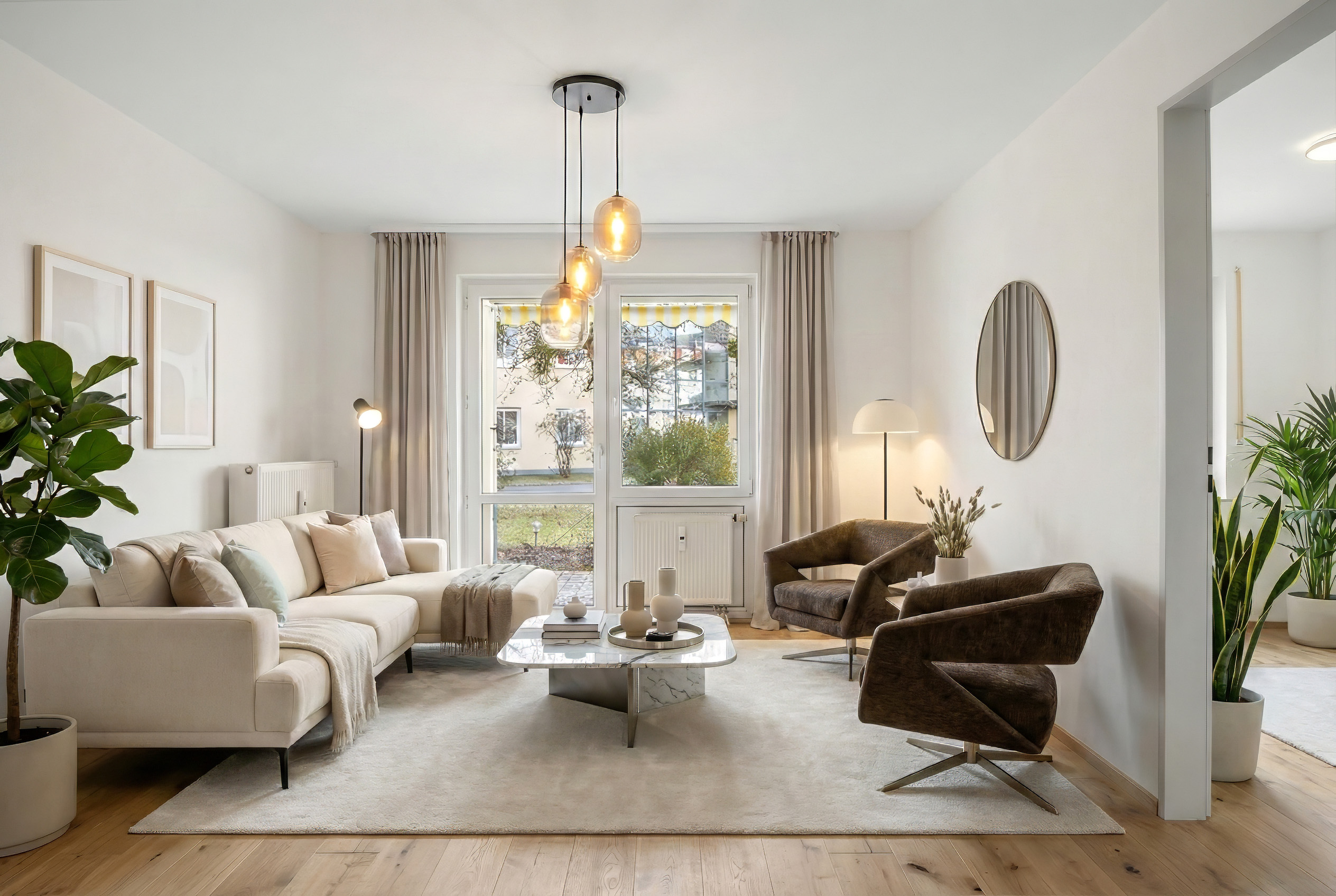 München Großhadern Wohnung kaufen Wohnzimmer