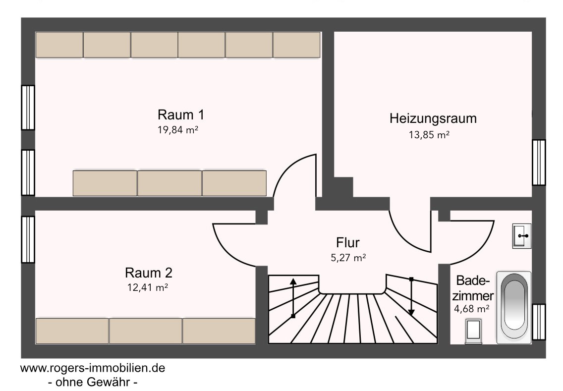 DHH in München-Obermenzing zum Kauf | Grundriss Untergeschoss
