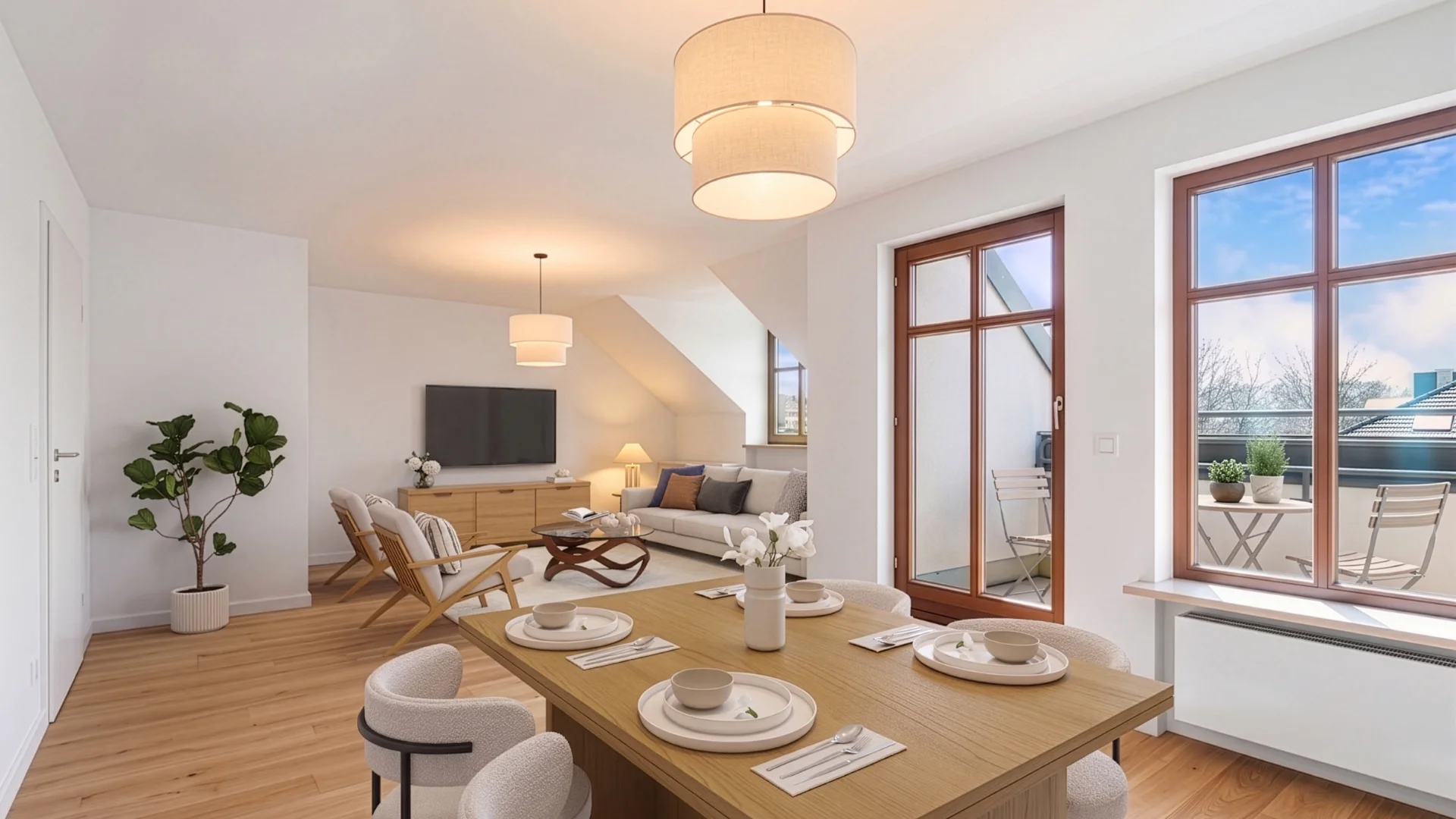 München Berg am Laim Wohnung kaufen Wohnzimmer Staging München Berg am Laim Wohnung kaufen Wohnzimmer Staging
