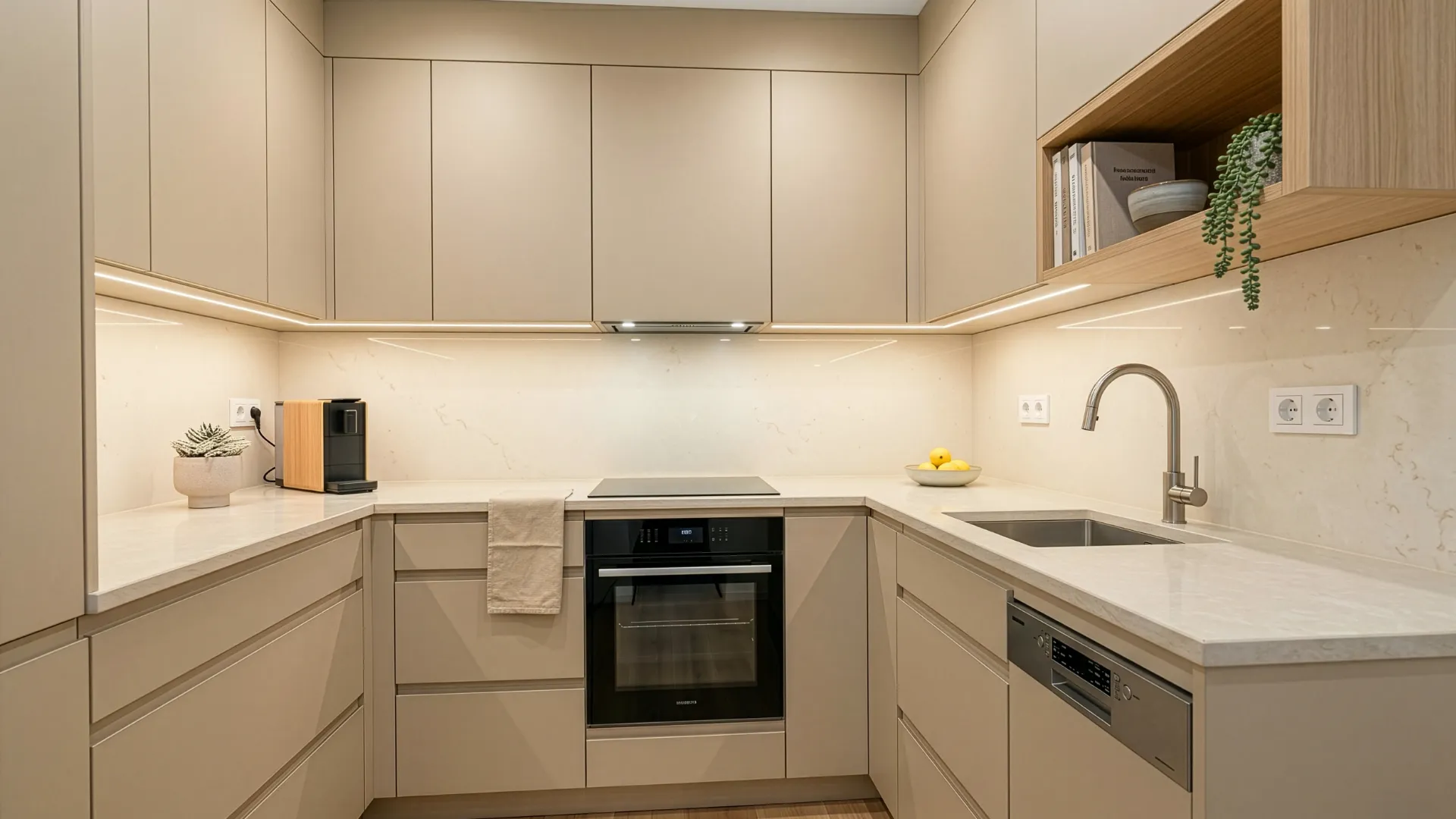 München Forstenried Wohnung kaufen Küche Visualisierung