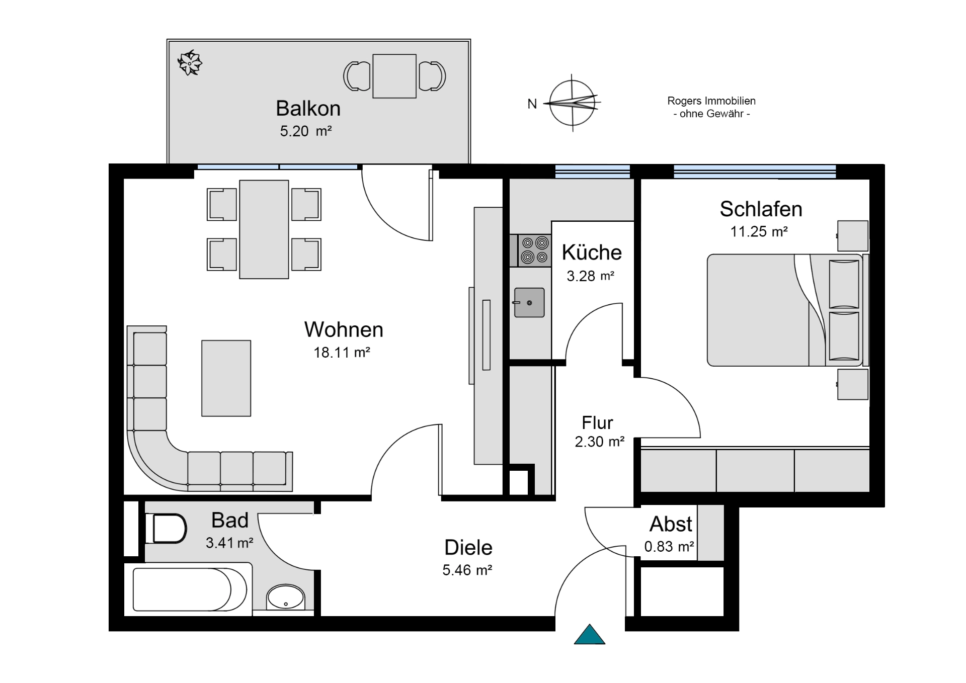 München Feldmoching Wohnung kaufen Grundriss
