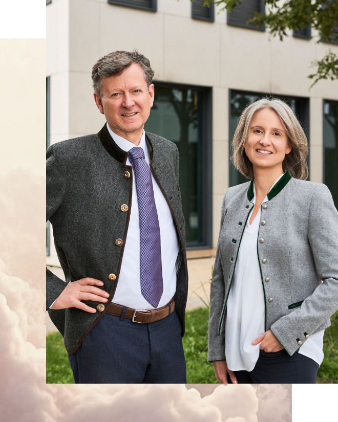 Katerina und Thomas – das Team von Rogers Immobilien auf der Startseite
