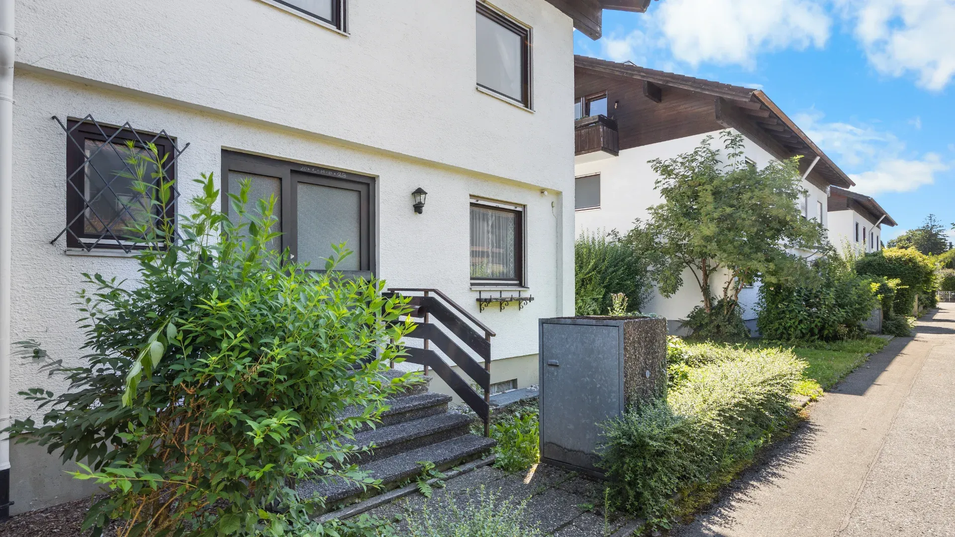 Rosenheim DHH kaufen Hauseingang