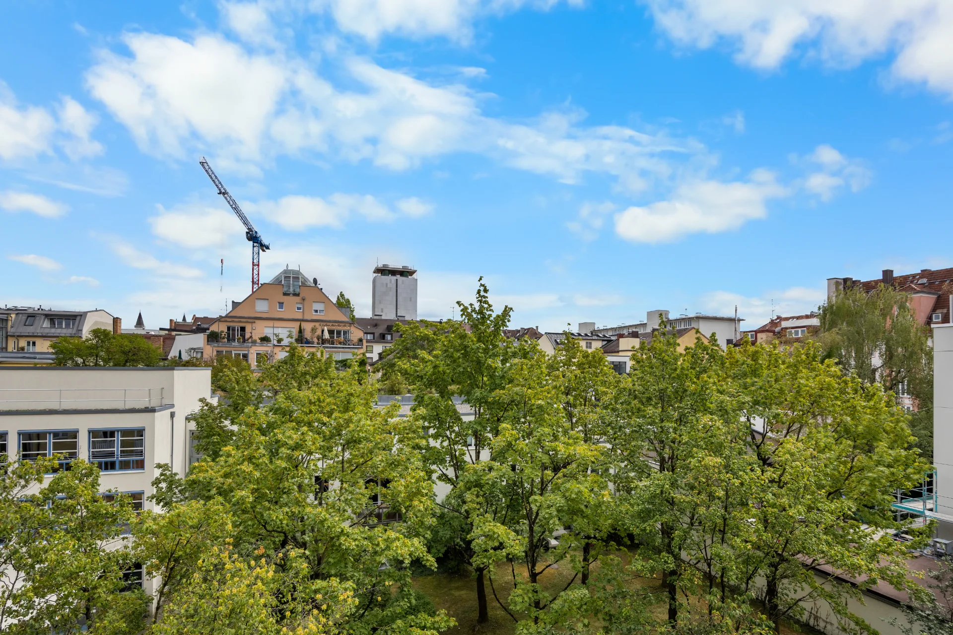 Ausblick vom Balkon